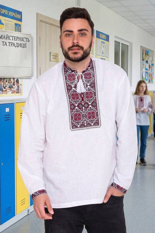 Вишиванка чоловіча льон Святан